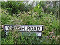 Overgrown sign, Kilmore Irvine