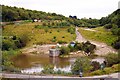 Reservoir behind the Eden Project