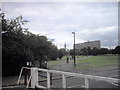 Burgess Park, Peckham with the Shard in the distance