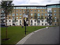 Apartment block in James Clavell Square, Royal Arsenal, Woolwich