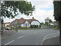 Braces Lane, Bromsgrove as it enters  the Lickey & Blackwell Parish