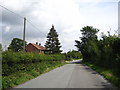 The road into Tuddenham from Ipswich