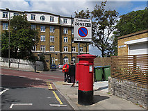 TQ3977 : Postbox on Humber Road by Stephen Craven