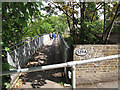 Railway footbridge, Vanbrugh Hill