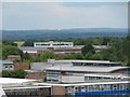 Hangar in the distance