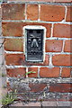 Benchmark bracket on #1 Station House (former police station)