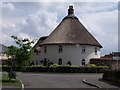 Thatched house on Harmston Park Avenue