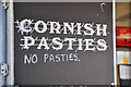 St Ives : Cornish Pasty sign