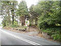 Entrance drive to Grey Hall near Abergavenny