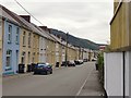 Looking south along Bryn Taf, Aberfan, from its northern end