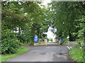 Entrance to Hallgarth Manor Hotel