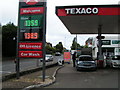 Texaco garage in Chepstow