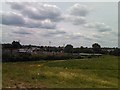 View of the sports centre from the Earth Mound #2