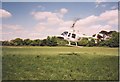 Helicopter at Worthing Rugby Club