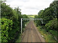 Railway passing by Cross Hills