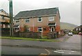 2 houses on site of church, Garth