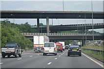 TQ3053 : M23 fly over M25 by Oast House Archive