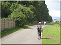 The Thames Path approaching Kingston Bridge