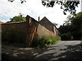 Boundary wall and outbuildings, at Sherwood