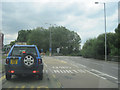 Queensway road junction from Lammascote Road