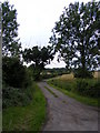 TM2653 : Footpath to Scott's Lane & entrance to High House Farm by Geographer
