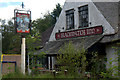 Signage for the Blackwater Inn, Glenshee