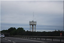 SK9133 : Gorse Lane Water Tower by the A1 by N Chadwick