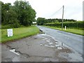 Alfold Road at the edge of Dunsfold Common