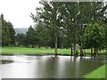 Flooded golf course, North Inch