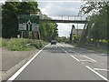 A40 footbridge approaching Burford roundabout