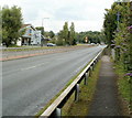 Footpath alongside Cwmbran Drive, central Cwmbran