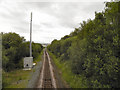 SD6923 : Railway from Goose House Lane Bridge by David Dixon