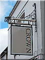 The Crown (3) - sign, 33 High Street, Knaphill