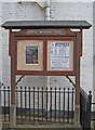 Knaphill Methodist Church (2) - notice board, Broadway, Knaphill