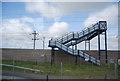 Footbridge over the Channel Tunnel Rail Link