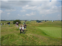 TR3558 : The first green at Royal St George's by Nick Smith