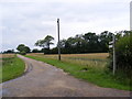 TM4265 : The entrance to Packway Farm by Geographer