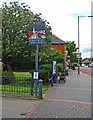 Knaphill village sign, High Street, Knaphill