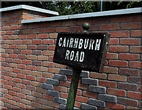 J3875 : Cairnburn Road sign, Belfast (2) by Albert Bridge