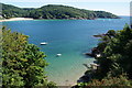 Landing stage and cove in the Salcombe Estuary