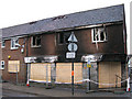 Burnt out premises of Lenham Ironmongers