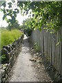 Footpath - end of Chapel Street