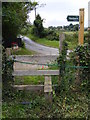 Stile of Sandlings Walk Footpath