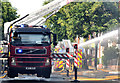 J3472 : Fire appliances (on call), Belfast (3) by Albert Bridge
