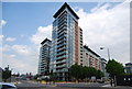 Apartment Block overlooking Royal Victoria Dock