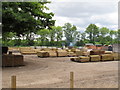 TM0936 : Dodnash wood yard by Roger Jones