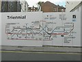 Folkestone Triennial information board