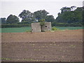 TM4159 : Pillbox in a field off the A1094 Aldeburgh Road by Geographer