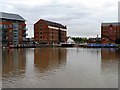 SO8218 : The lock to the Severn, Gloucester Docks by Christine Johnstone