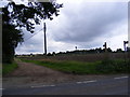 Restricted Byway to Kiln Lane & entrance to Friston Lodge